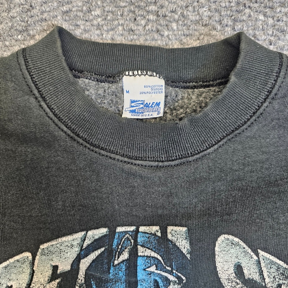 Vintage Penn State Nittany Lions Football Helmet Sweatshirt Mens Medium USA‎ - Picture 4 of 7